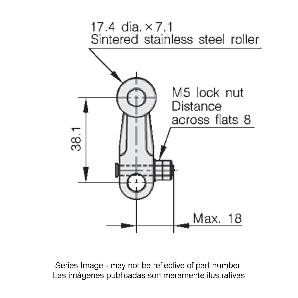 Accesorio 6PA-J45 - Interruptor de límite compacto de uso general estándar