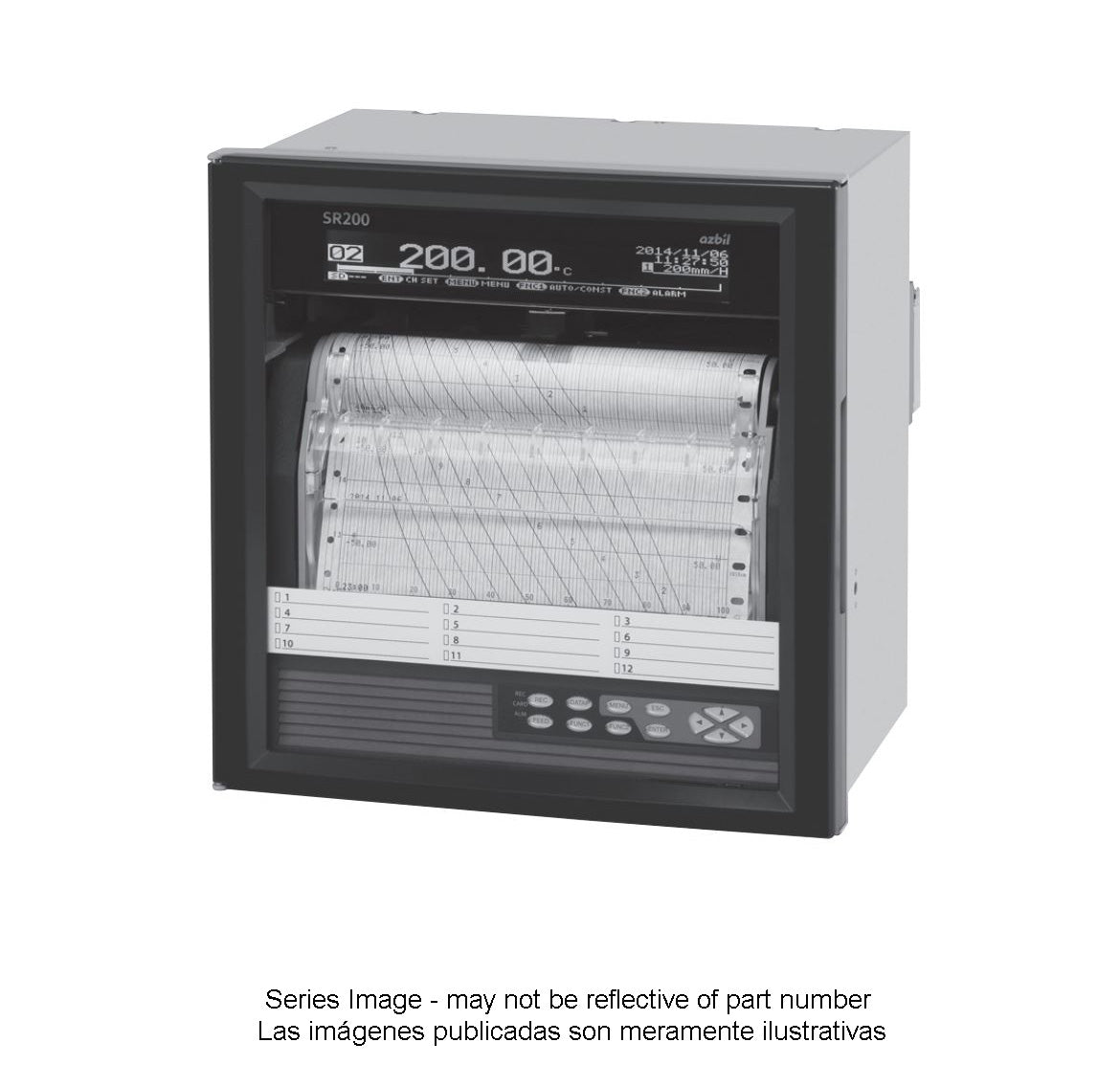 SR-206AN0DNNN Grabadora híbrida SR200 (impresión de 6/12/24 puntos)