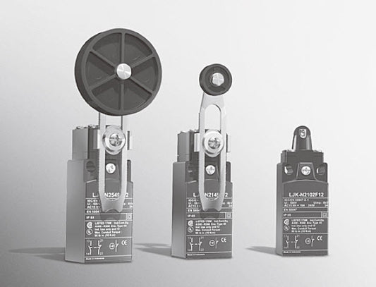 Compact plastic limit switch with positive opening mechanism Model: LJK-N_ _