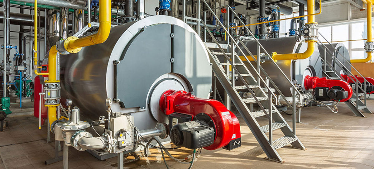 District energy plant piping